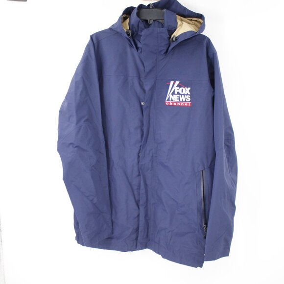 Patagonia Jacket Men Medium 3way mountain parka 3 way Nylon Full Zip Hooded Blue - Picture 1 of 15
